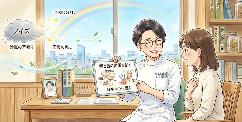 突発性難聴症例5サーッという砂嵐のような耳鳴り