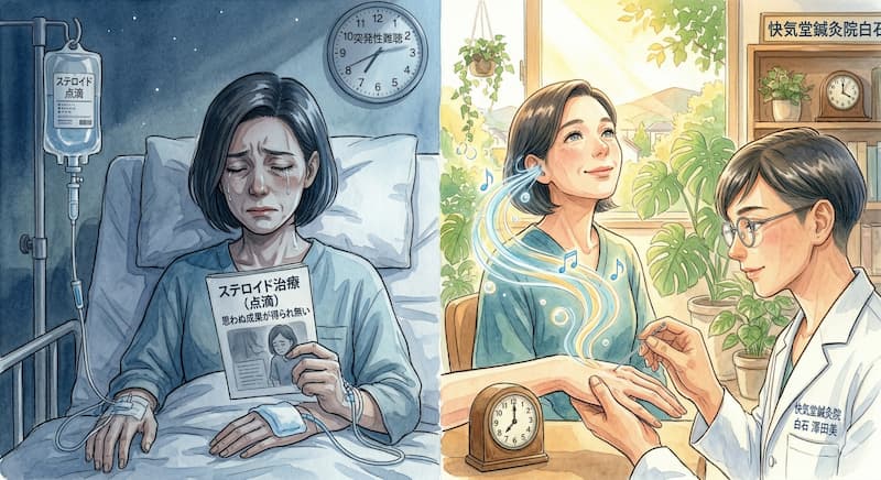 突発性難聴｜ステロイドが効かなかった場合の選択肢【札幌・快気堂鍼灸院白石】